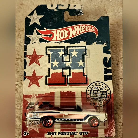 Hot Wheels 50th Anniversary Stars & Stripes - Walmart Exclusive Set of 10